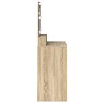 vidaXL Coiffeuse Chêne sonoma 79 x 41 x 135 cm Bois d'ingénierie