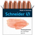 Cartouche d'encre Apricot Boîte 6 pièces x 10 SCHNEIDER