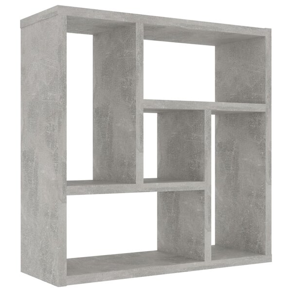 vidaXL Étagère murale Gris béton 45 1x16x45 1 cm Bois d’ingénierie