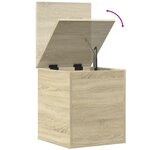 vidaXL Boîte de rangement chêne sonoma 40x42x46 cm bois d'ingénierie