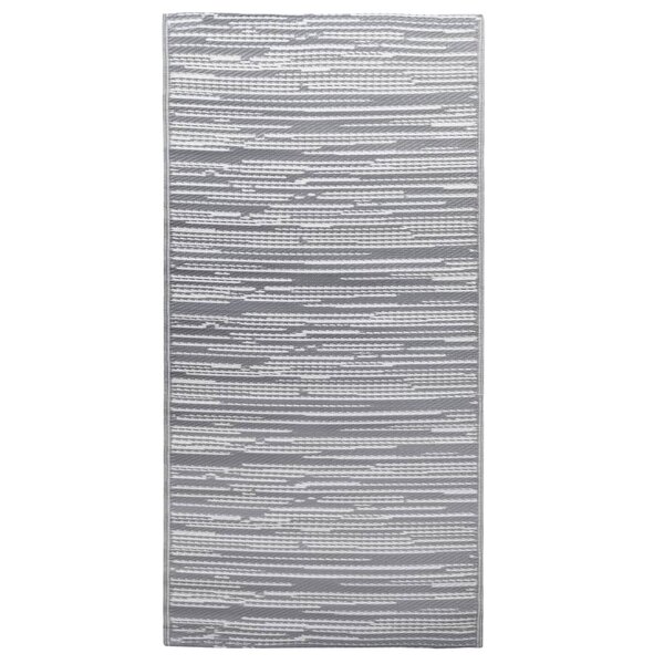 vidaXL Tapis d'extérieur Gris 80x150 cm PP