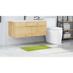vidaXL Tapis de bain antidérapant Vert 50 x 80 cm PP