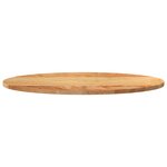 vidaXL Dessus de table 80x40x2 cm bois de chêne massif ovale