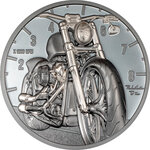 Pièce de monnaie en Argent 10 Dollars g 62.2 (2 oz) Millésime 2024 Historic Instruments MOTORBIKE (PRÉCOMMANDE)