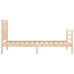 vidaXL Cadre de lit sans matelas 100x200 cm bois massif