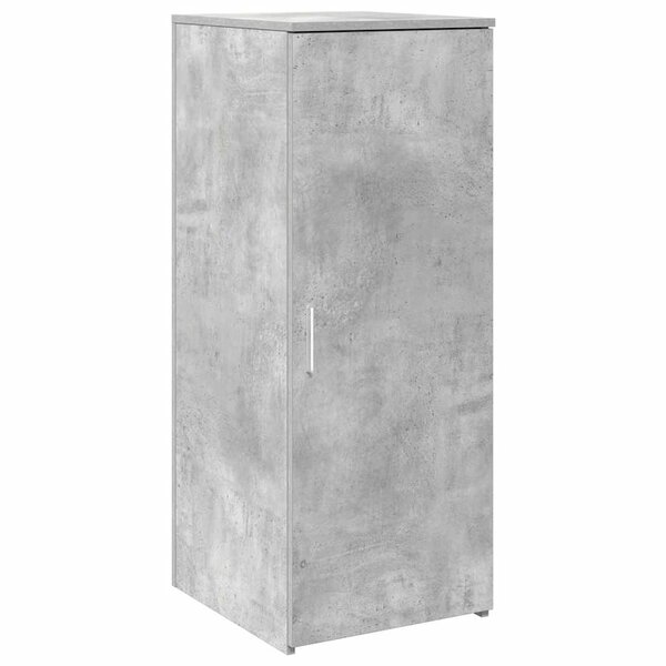 vidaXL Armoire de rangement gris béton 40x45x103 5cm bois d'ingénierie