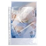 Sachet de 10 pochettes perforées PP haute qualité - 24x32cm vertical - Cristal x 10 EXACOMPTA