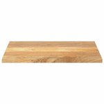 vidaXL Dessus de table 90x70x2 5 cm rectangulaire bois massif manguier