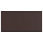 vidaXL Ensemble de salle à manger pour jardin 7 Pièces Marron et crème PP