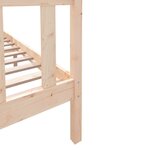 vidaXL Cadre de lit sans matelas bois de pin massif