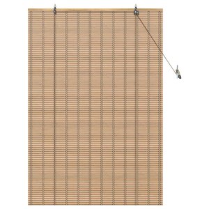 vidaXL Store enrouleur Autre Marron Clair 100 x 160 cm Bambou