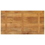 vidaXL Dessus de table 120x60x3 8cm rectangulaire bois massif manguier