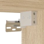 vidaXL Armoire murale de bain chêne sonoma 80x25x30 cm bois ingénierie