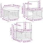 vidaXL Ensemble de canapés d'extérieur 6 pc Naturel