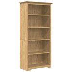 vidaXL Bibliothèque BODO 5 niveaux 82 x 40 x 173 cm Bois d'ingénierie