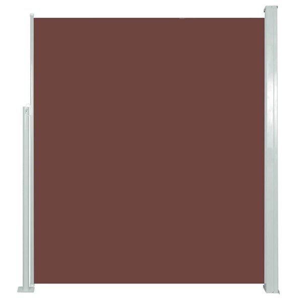 vidaXL Auvent latéral rétractable 160 x 500 cm Marron