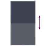 vidaXL Store enrouleur occultant largeur du tissu 126 6 cm polyester