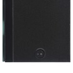 vidaXL Armoire de salle de bain à miroir LED noir 50x14x60 cm