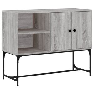 vidaXL Buffet sonoma gris 100x40x79 5 cm bois d'ingénierie