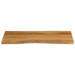 vidaXL Dessus de table 120x60x3 8 cm bord vivant bois massif manguier