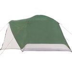 vidaXL Tente de camping avec porche 4 personnes vert imperméable