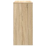 vidaXL Buffet avec tiroir chêne sonoma 80x34x76 cm bois d'ingénierie