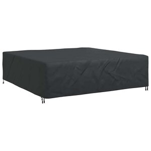 vidaXL Housse pour mobilier d'extérieur Noir 260 x 260 x 70 cm 210D