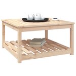 vidaXL Table de jardin 82 5x82 5x45 cm bois massif de pin