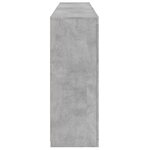 vidaXL Buffet avec lumières LED gris béton 181 5x37x100 cm