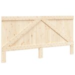 vidaXL Tête de lit 200x104 cm bois massif de pin