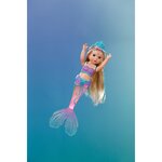 Zapf Creation 837351 - BABY born Poupée sirène avec queue lumineuse