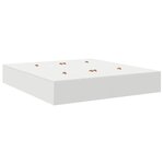 vidaXL Cadre de lit avec rangement avec stockage Blanc 200 x 200 cm