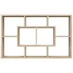 vidaXL Étagère murale Chêne Sonoma 85x16x52 5 cm Bois d'ingénierie