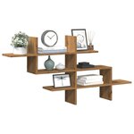 vidaXL Étagère murale chêne artisanal 124 5x18x60 5 cm bois ingénierie