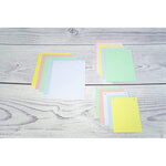 Étui de 100 fiches bristol quadrillé 5x5 perforé 125x200mm Couleurs assorties EXACOMPTA
