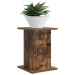 vidaXL Support de Plante Chêne fumé 30 5 x 30 x 43 cm