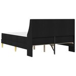 vidaXL Cadre de lit avec matelas avec tête de lit Polyester