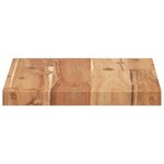 vidaXL Étagères flottantes 2 Pièces 60x20x2 cm acacia massif à l'huile