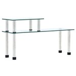 vidaXL Étagère de cuisine Transparent 45x16x26 cm Verre trempé