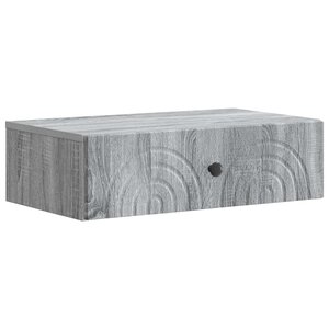vidaXL Table d'appoint murale 59 x 34 5 x 17 cm Bois d'ingénierie