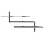vidaXL Étagère murale gris béton 124 5x18x60 5 cm bois d'ingénierie