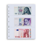 Recharges transparentes Optima à 3 bandes pour billets banque.