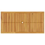 vidaXL Ensemble de salle à manger pour jardin 9 Pièces Marron