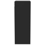 vidaXL Armoire murale Noir 34 5x32 5x90 cm Bois d'ingénierie