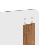 vidaXL Tête de lit Bois Ancien 200 cm Bois d'ingénierie
