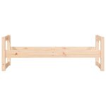 vidaXL Porte-pneus 120x40x40 cm Bois de pin massif