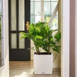 LECHUZA Jardinière CUBE Cottage 40 ALL-IN-ONE Blanc