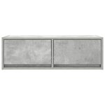 vidaXL Meuble TV gris béton 80x31x25 5 cm bois d'ingénierie