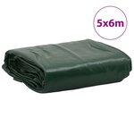 vidaXL Bâche vert 5x6 m 650 g/m²