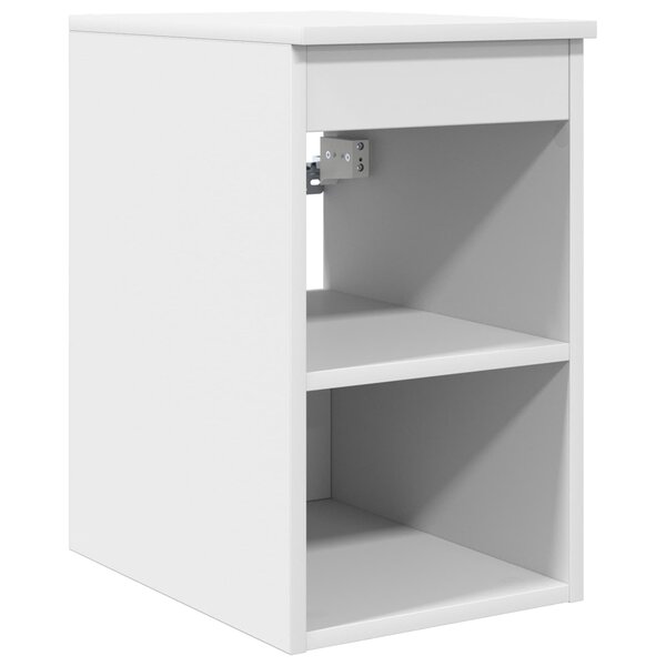 vidaXL Meuble de Salle de Bain In-between Blanc 30 x 35 x 50 cm